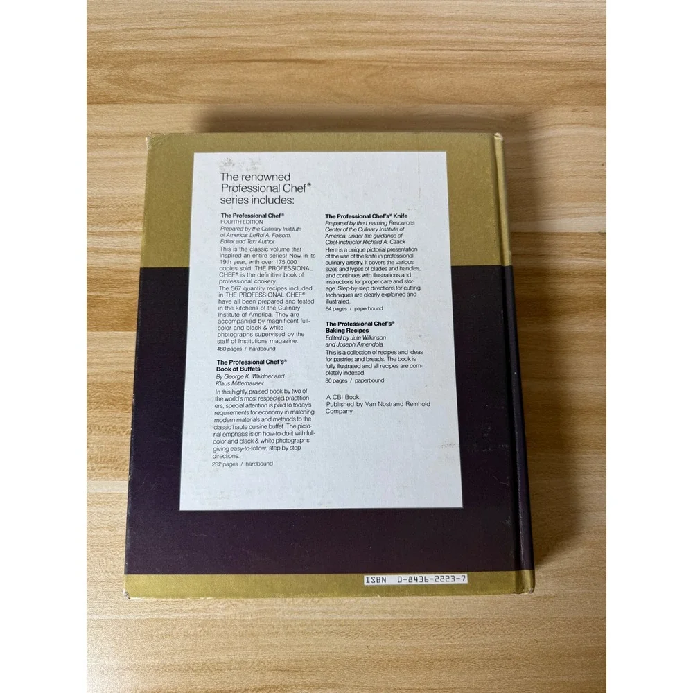 The Professional Chef's Art‎ of Garde Manger Third Edition Cookbook